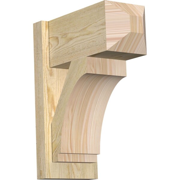 Ekena Millwork Imperial Craftsman Rough Sawn Outlooker, Douglas Fir, 8"W x 16"D x 20"H OUT08X16X20IMP04RDF - main